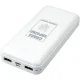 Power Bank 20000 mAh, USB Type-C, 2x USB, White