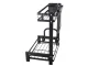 2-Tier Loft Kitchen Organizer Shelf Black