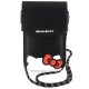 Hello Kitty Leather Hiding Kitty Cord pleca somiņa, melna