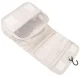 Women\'s Roll-up Travel Toiletry Bag, Cream