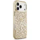 Guess Leopard Glitter MagSafe Case for iPhone 17 Pro Max, Brown
