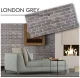 Decorative Wall Panel LONDON GREY 500 x 1000 mm, 3 mm