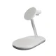Puro Mag Station Qi2 3-in-1 Wireless Charger MagSafe Compatible, White