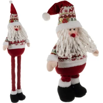 Ruhhy Telescopic Christmas Gnome / Santa, 60-95 cm, Red/White