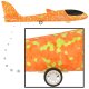 Kids Toy Automatic Gun Airplane Glider Launcher, Blue