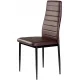 Modernhome Dining Chair Set, 4 pcs, Eco-leather, Brown