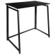 Ruhhy 26117 Folding Desk for Home Office, Industrial Style, Black