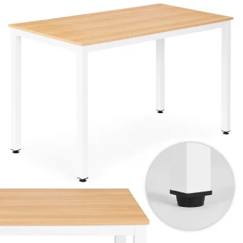 Dining Table and Computer Desk 120x60 cm ModernHome, light oak
