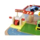 Kruzzel 00022446 Wooden Parking Garage for Kids
