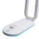 LTC Foldable LED Desk Lamp Rechargeable, 3 Color Modes 3000-6000K, Blue