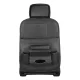 Black Eco-Leather Car Seat Organizer with Folding Table