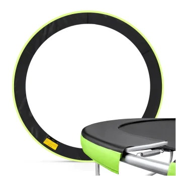 4FIZJO Trampoline Spring Cover Pad 14FT (427-435 cm), Black/Green