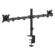 Maclean MC-754N Desk Mount for 2 Monitors, 17-32\", VESA, Black