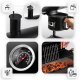 Charcoal Garden Grill Barrel with Chimney Berdsen BD-895, black