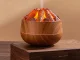 Ultrasonic LED Air Humidifier and Diffuser, 300ml, Light Brown