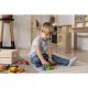 Konstruktors Koka Kluči Bloki Spainītī Sorteris Šķirotājs, 105 gab. | Constructor Wooden Blocks Bricks in Bucket...