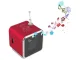 Portable Wireless Speaker with FM Radio and Bluetooth, Red