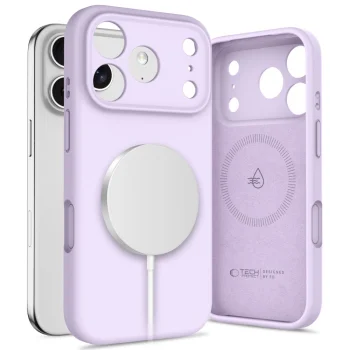 Tech-Protect iPhone 17 Pro Max Case Silicone MagSafe, Purple