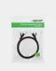 Ugreen Flat Cable Internet Network Cable Ethernet Patchcord RJ45 Cat 6 UTP 1000Mbps 5m Black (NW101 50187)