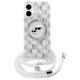 Karl Lagerfeld iPhone 16 Case IML Crossbody Monogram Karl & Choupette, Clear