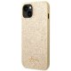 Guess iPhone 14 / 15 / 13 Case Glitter Script, Gold