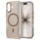 Tech-Protect MagZero MagSafe Case for iPhone 17, Beige-Brown Matte