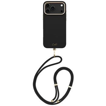 Uniq Coehl Mirelle Magnetic Charging Case for iPhone 17 Pro Max, Black