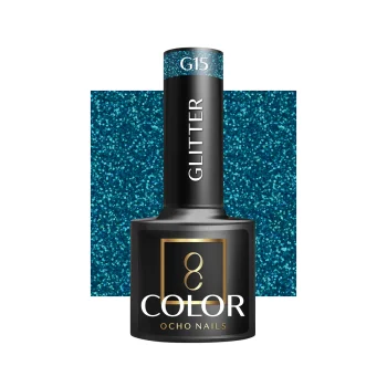 Ocho Nails Glitter Gel Polish G15, 5g