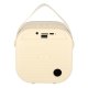 Karaoke komplekts ar skaļruni un 2 mikrofoniem, Bluetooth USB LED 10W, krēmkrāsas