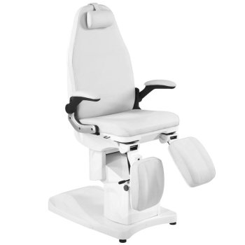 Azzurro 709A Electric Podiatry Chair, 3 Motors, White