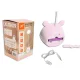 Ltc LED Kids Night Light Bear, 3W, 1200mAh, Pink