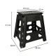 Folding Non-Slip Stool 39.5 cm, Black