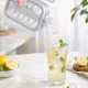 Portable Ice Ball Maker Bottle, 17 Balls, Grey
