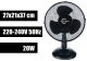 Carruzzo Compact Desktop Fan - 20W, Black
