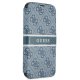 Apple iPhone 13 mini 5.4\" Guess 4G Stripe Book Case Cover (GUBKP13S4GDBL), Blue