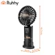 Portable Handheld Mini Fan Ruhhy 2400 mAh, USB-C, Black