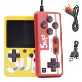 Retro Classic Portable Kids Gaming Computer Console + Pad, 400in1 Yellow