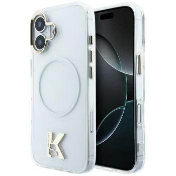 Karl Lagerfeld IML K Head Logo MagSafe Case for iPhone 17 Clear