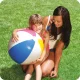 Intex Rainbow Inflatable Beach Ball 59030, 61 cm