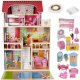 Wooden Doll House with Swimming Pool D11251