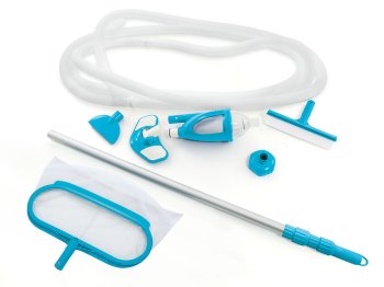 INTEX 28003 Deluxe Pool Maintenance Kit with Vacuum and Skimmer