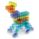 Multistore Magnetic Blocks & Car Track, 154 Pieces, LED Cars