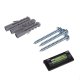 Maclean MC-738 Wall Shelf for Set-Top Box, Glass, Black