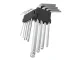 Ball-End Hex Key Wrench Set 9 pcs, 1.5-10 mm