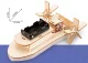 Wooden Assembly Kit Paddle Steamer, STEM Educational Toy