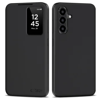 Tech-Protect Smart Wallet Case for Samsung Galaxy A26 5G / A17 4G / 5G, Matte Black