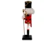 Wooden Nutcracker Christmas Decorative Figurine, 35 cm