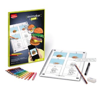 Animaker Flash Pop Maped radošās mākslas komplekts animāciju veidošanai, zīmējot kadrus | Creative art kit for...