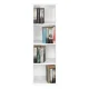 Modernhome KJZ2173 Modern White 4-Tier Shelving Unit