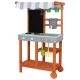 Lulilo Sableto Wooden Garden Mud Kitchen for Kids with Accessories, 110.5 cm